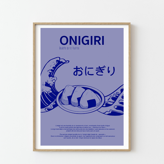 Affiche Onigiri